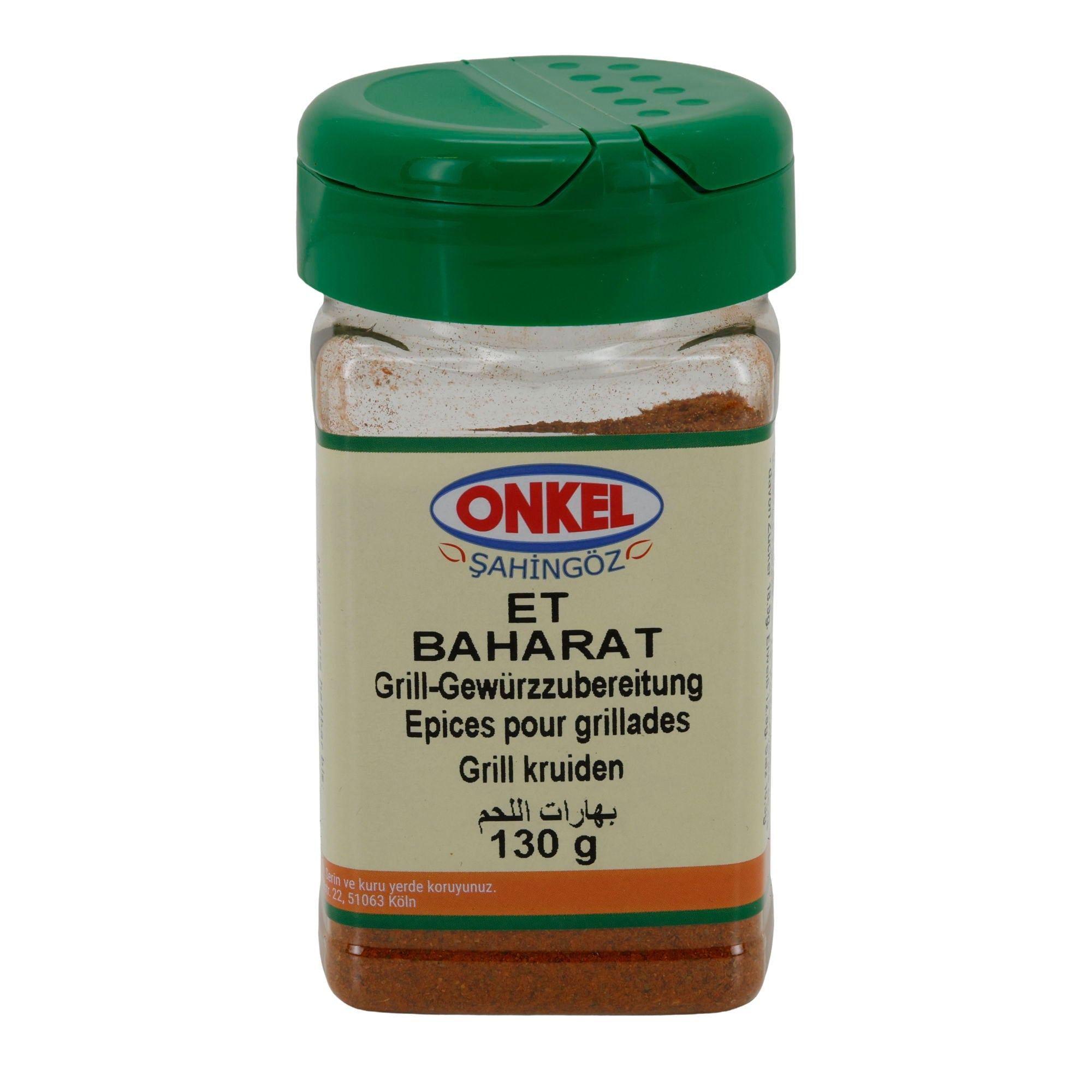 Grill-Gewürzzubereitung Onkel Şahingöz Et Baharat | Gewürz | 130 g ONKEL SAHINGÖZ